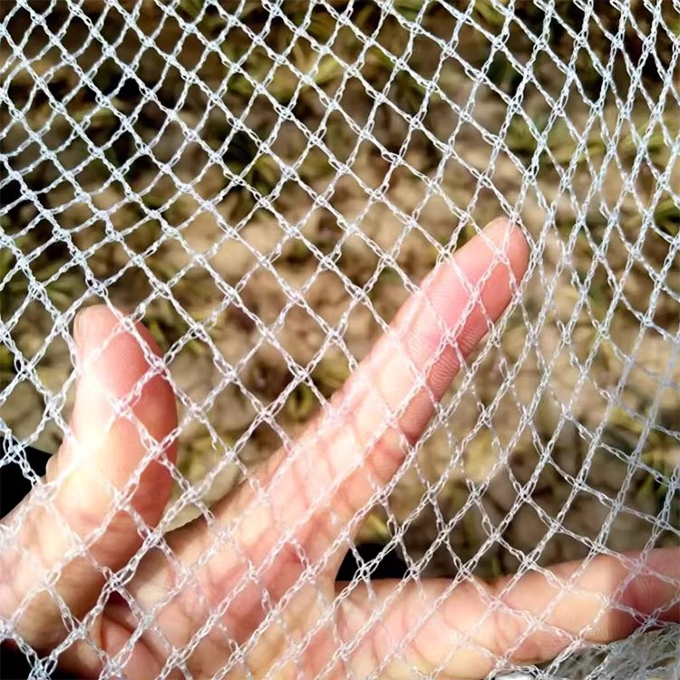 Raekestoa estävä polyeteeninen lintujensuojaverkko muoviverkolla, joka on räätälöity maatalouteen