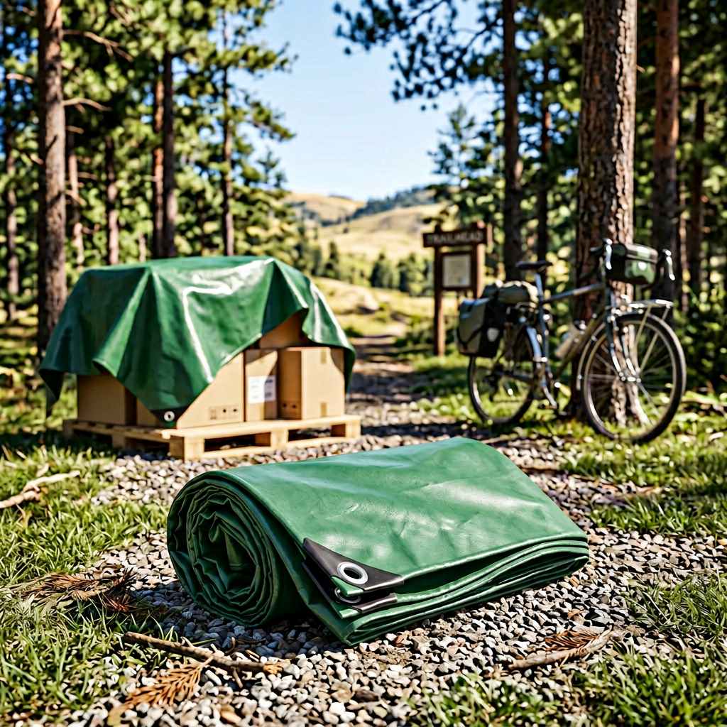 PVC Tarps Heavy Duty Vedenpitävä Kulumista Kestävä Suojapeite
